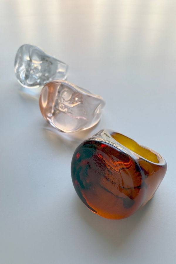 shannon bond Italian Glass Rings