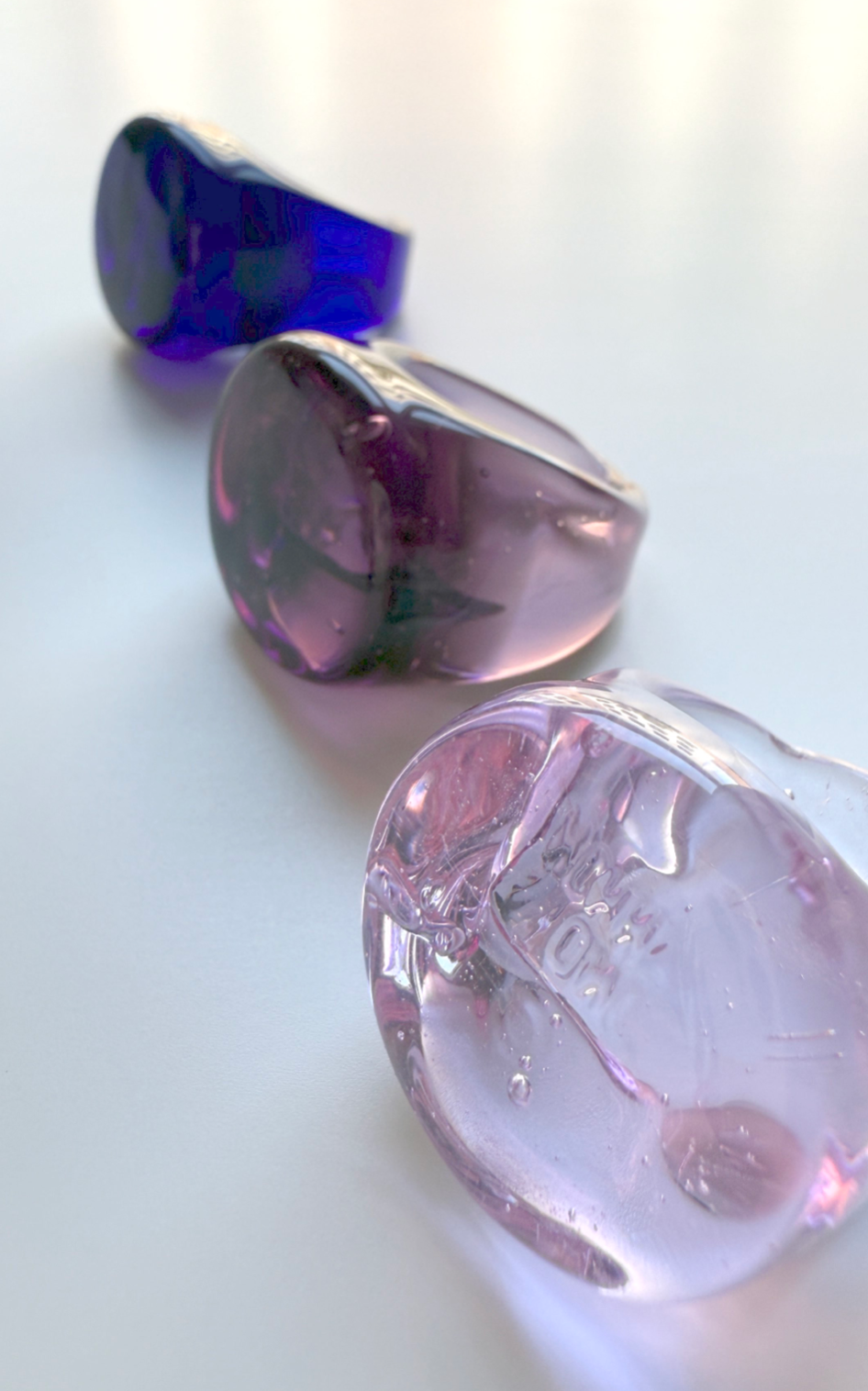 shannon bond Italian Glass Rings