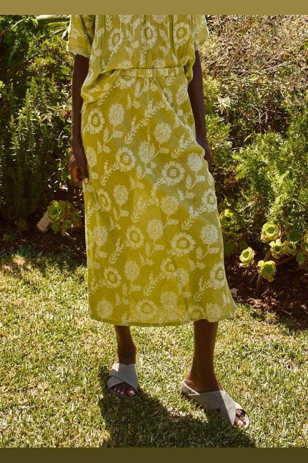 Ace & Jig Tess Skirt - Aloe